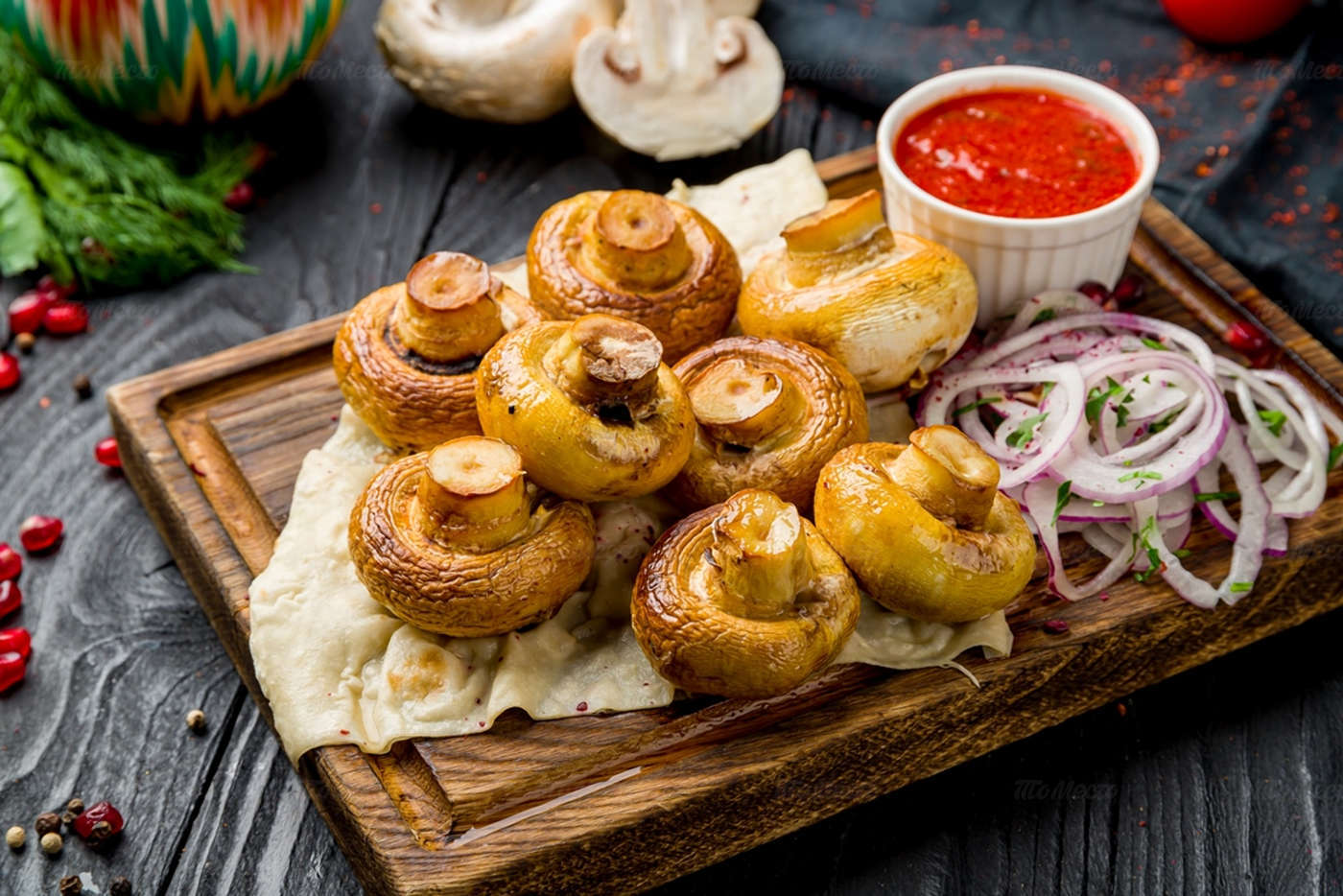 Шампиньоны на мангале в Солнечногорске Шампиньоны на мангале в Солнечногорске